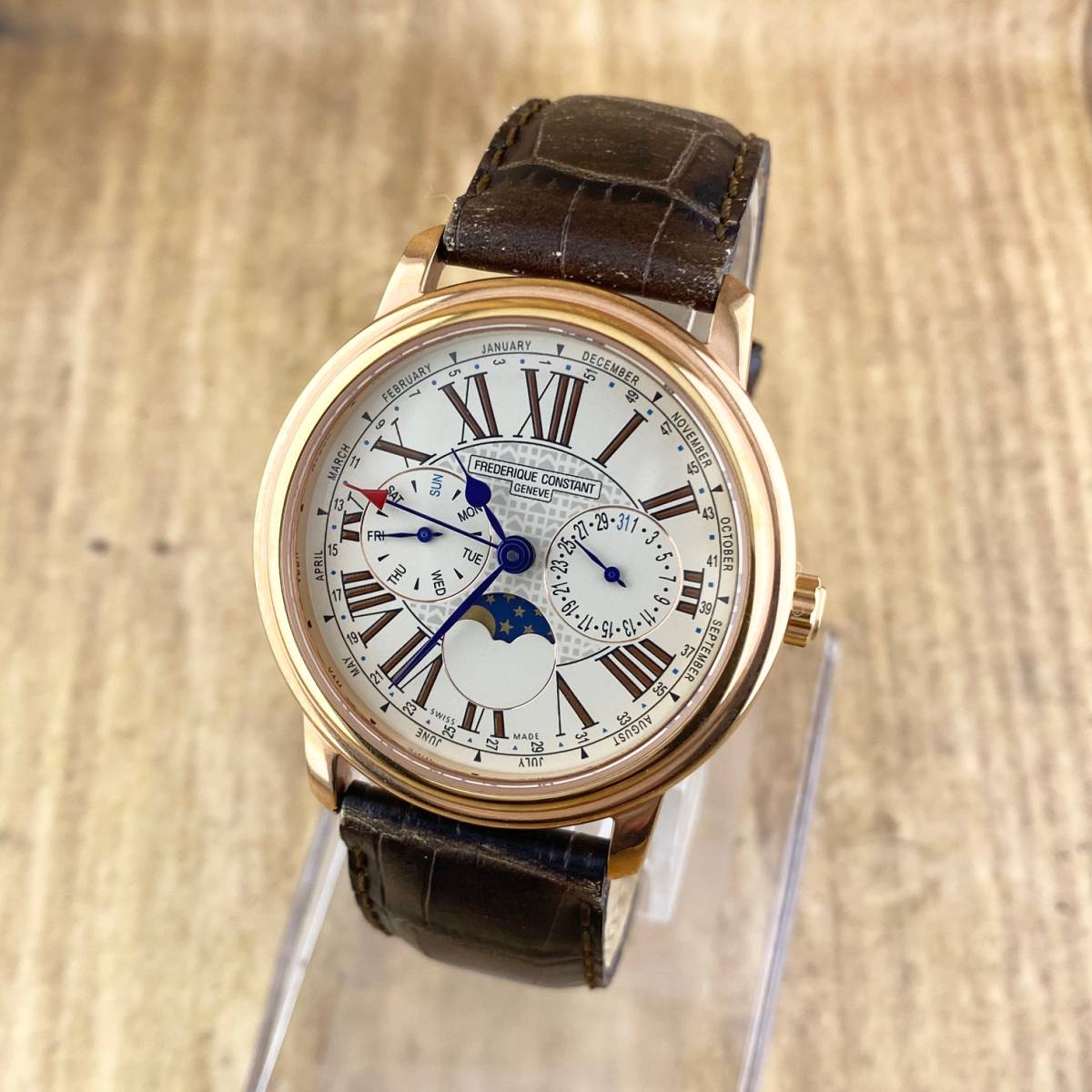 1円〜】FREDERIQUE CONSTANT フレデリック コンスタント 腕時計 メンズ 