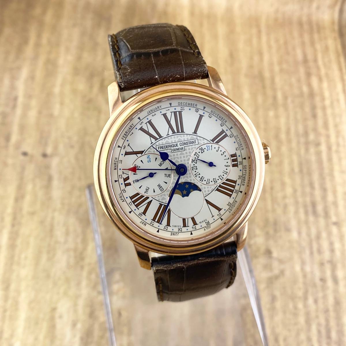 1円〜】FREDERIQUE CONSTANT フレデリック コンスタント 腕時計 メンズ 