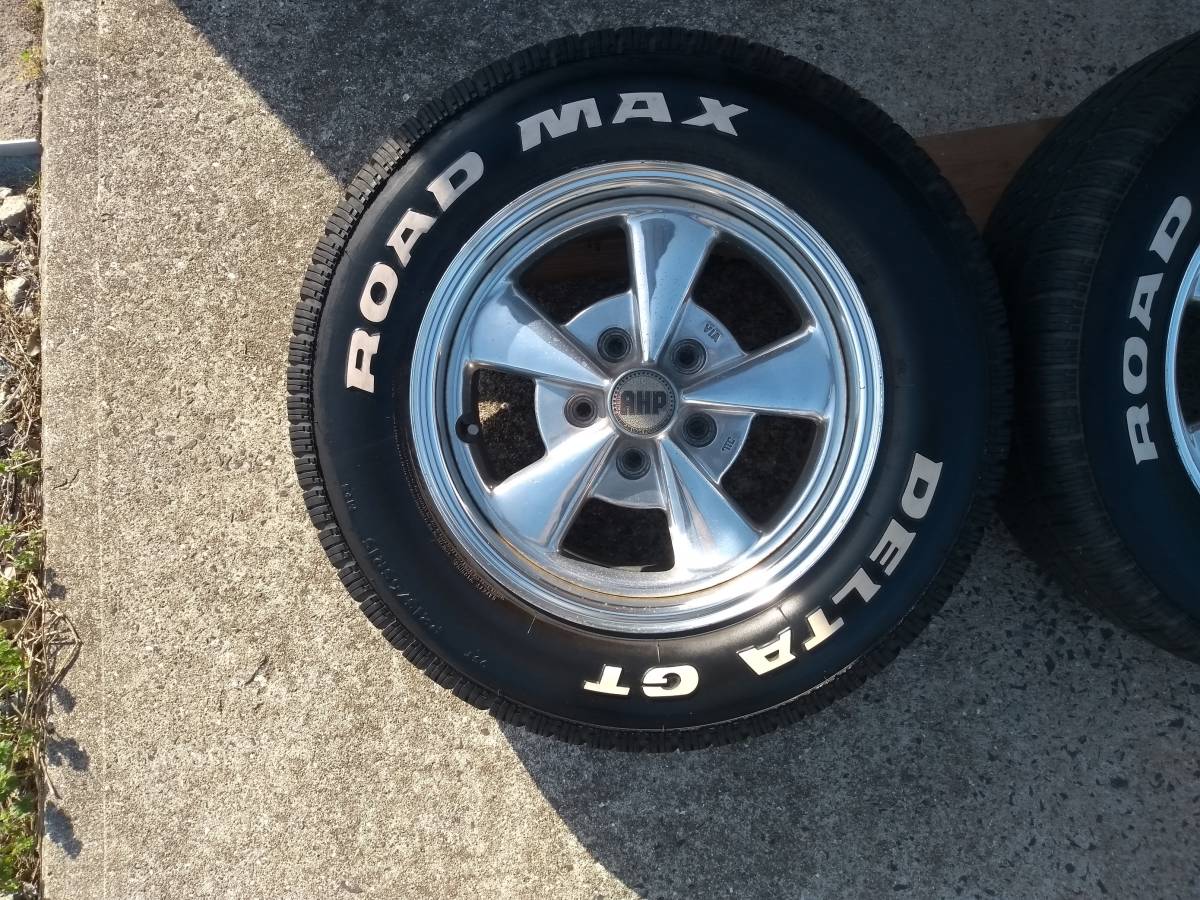 AHP アルミホイール 15X6.5J PCD114.3 オフセット25、DELTA GT ROADMAX 