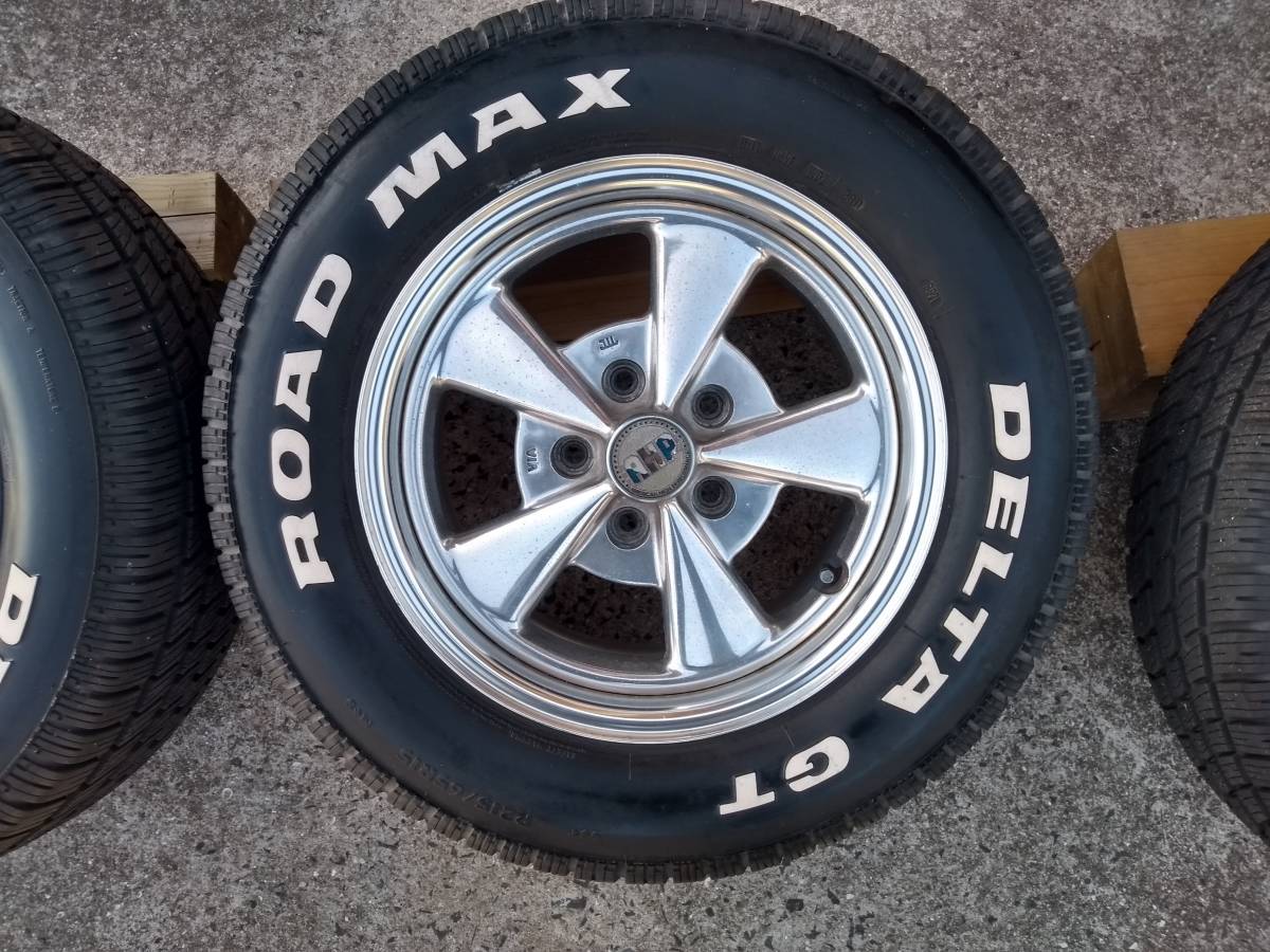 AHP アルミホイール 15X6.5J PCD114.3 オフセット25、DELTA GT ROADMAX 