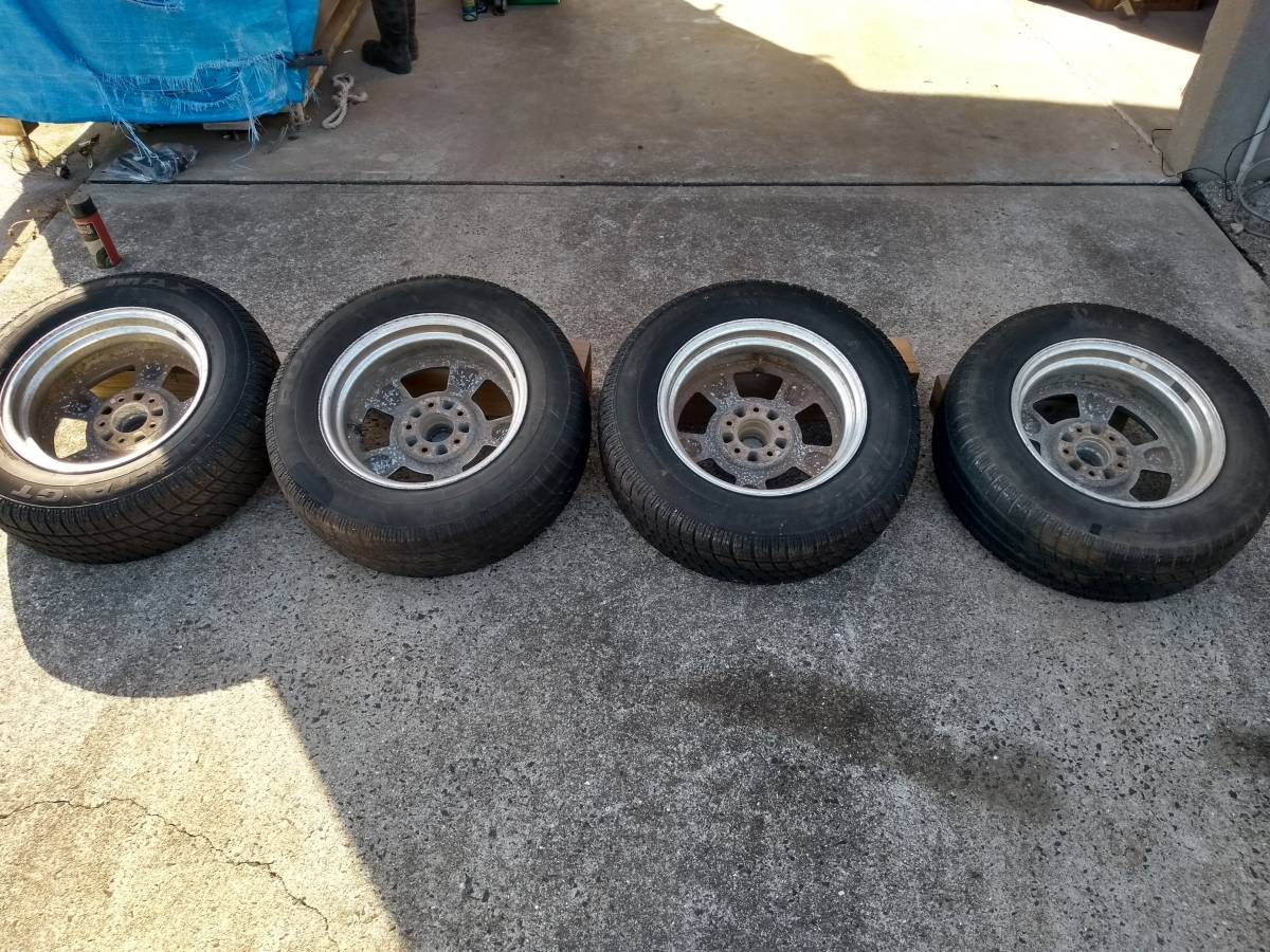 AHP アルミホイール 15X6.5J PCD114.3 オフセット25、DELTA GT ROADMAX 