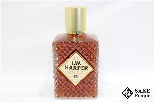 ◇注目! I.W.ハーパー 12年 旧ボトル 750ml 43% バーボン