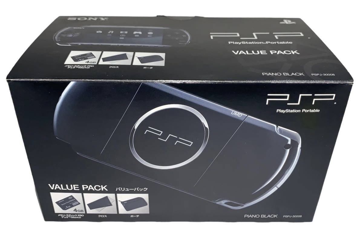 美品　PSP-3000 PSP本体 ピアノブラック バリューパック