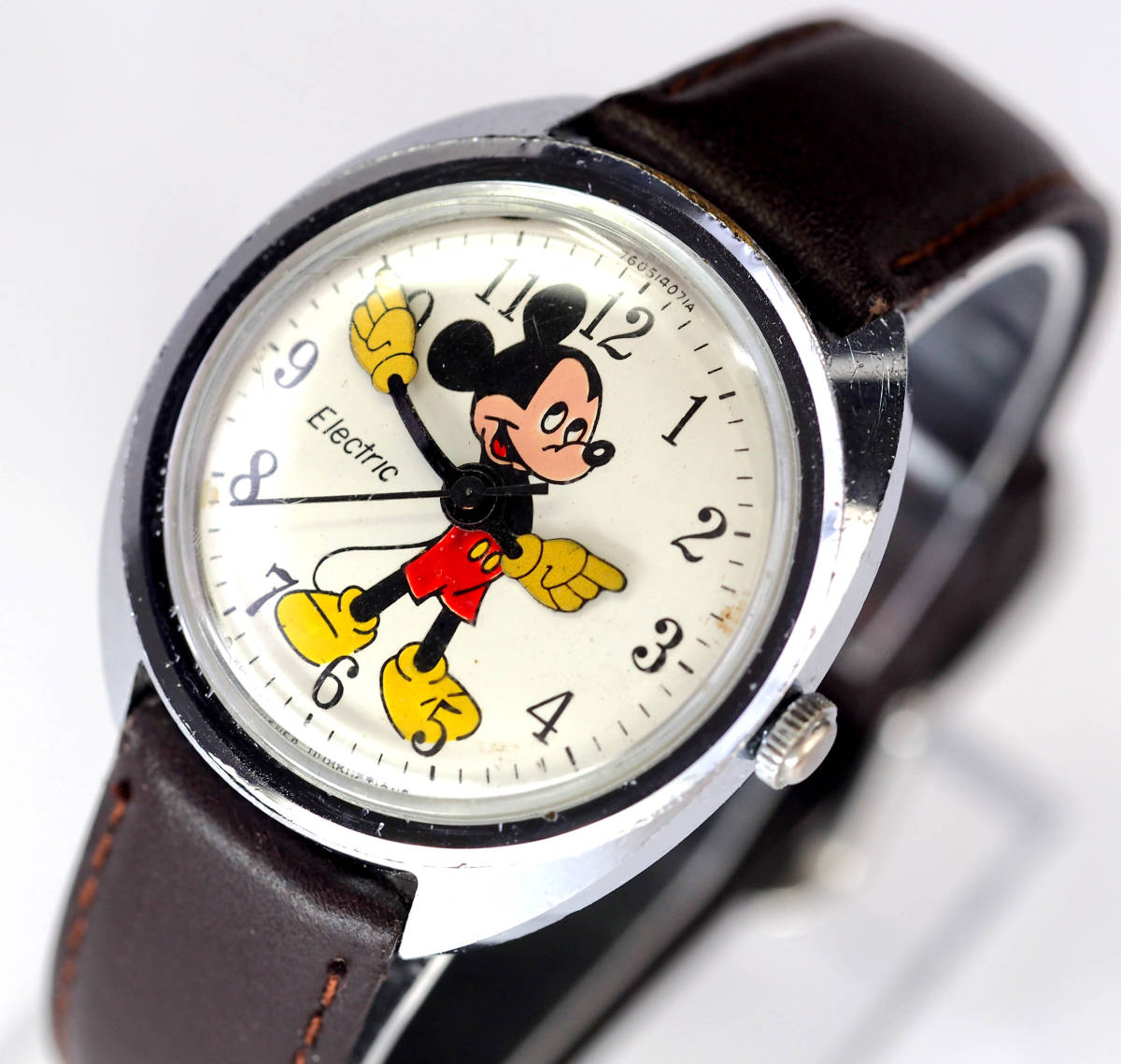 整備済 稼働 TIMEX ELECTRIC 電磁テンプ タイメックス ミッキーマウス 