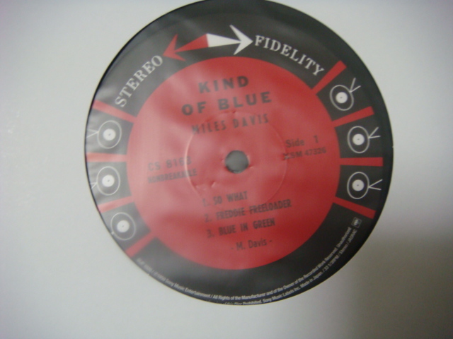 MILES DAVIS KIND OF BLUE ANALOG JAZZ LEGENDARY COLLECTION LP