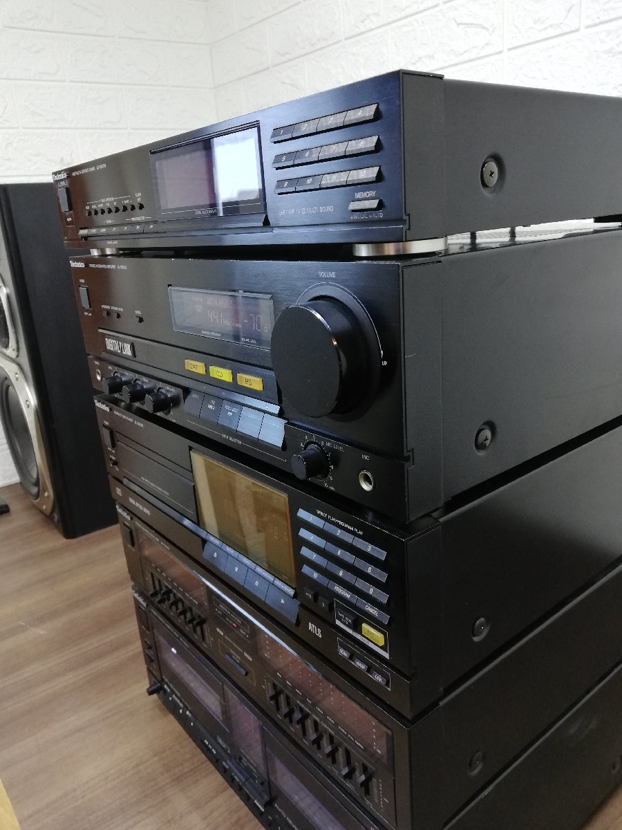 夏の大感謝祭 Technics SC-D5000 1987年発売 バブルコンポ バブコン