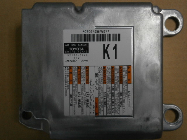 RAV4　52 / 54 エアバックコンピューター　89170-42A40　K1　修理　保証付き！！！！！
