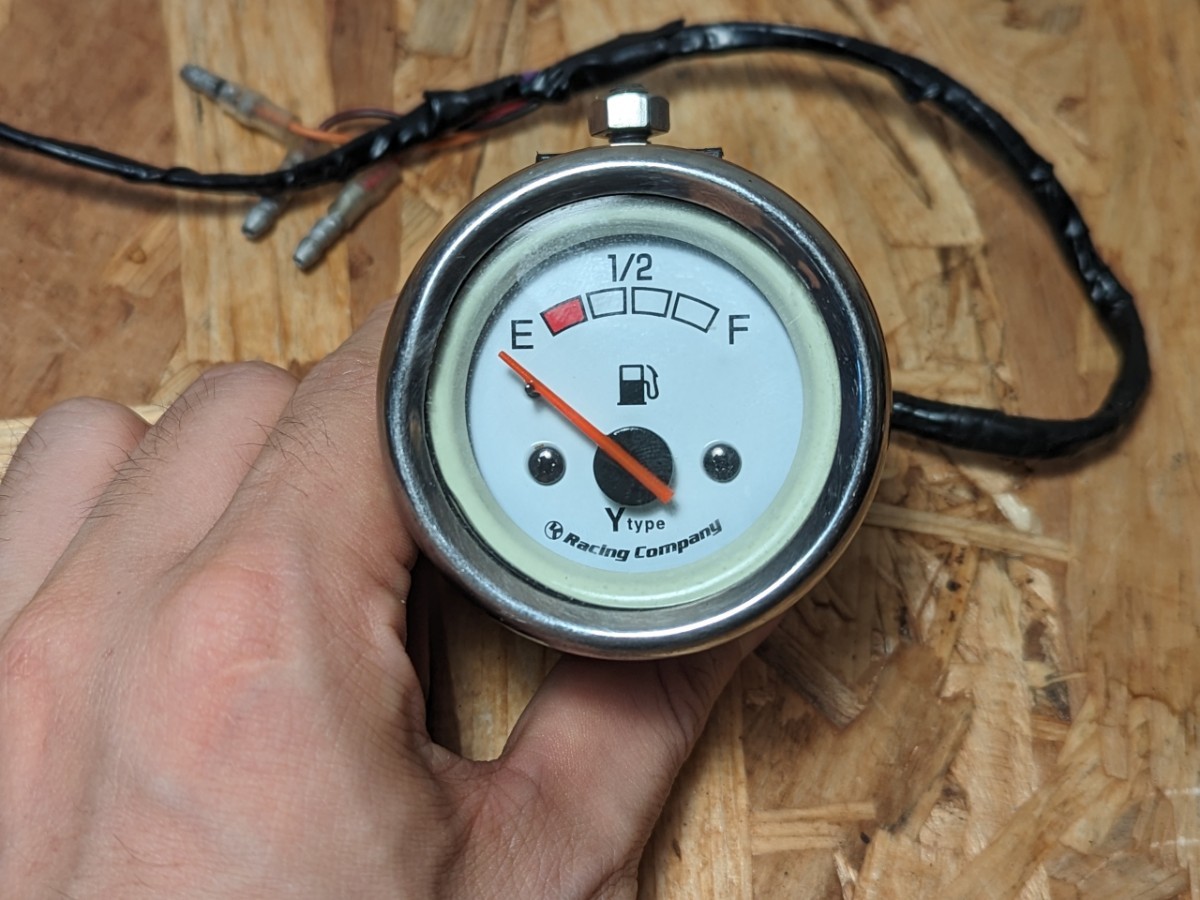 キタコ ヤマハ原付き向け 燃料計 FUELメーター Yタイプ メーターのみ 