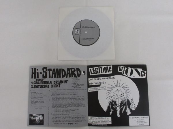 SJ EP版 Hi-STANDARD LEGITIME DEFONCE スプリット レコード ジャンク