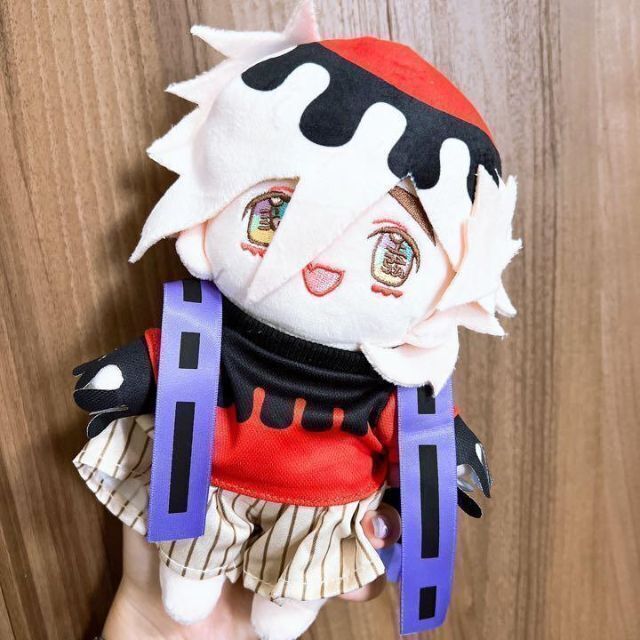 童磨 20cm着せ替えぬいぐるみ 20cm 鬼滅の刃 童磨 鬼滅 .: Q④5
