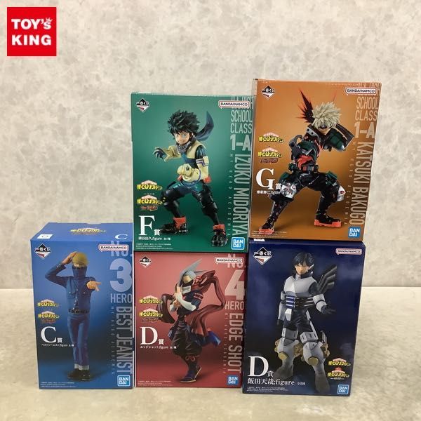 新作入荷，2025 1円〜 含 一番くじ 僕のヒーローアカデミア The Top5 等 C賞 ベストジーニスト；figure D賞 エッジショット；figure 他(コミック、アニメ)｜売買されたオークション情報、yahooの商品情報をアーカイ その他