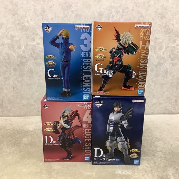 新作入荷，2025 1円〜 未開封含 一番くじ 僕のヒーローアカデミア The Top5！ 等 C賞 ベストジーニスト；figure D賞 エッジショット；figure 他