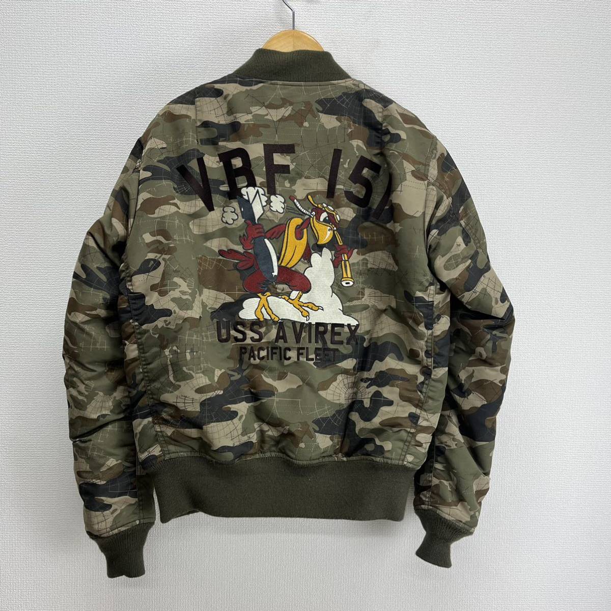 U.S.S ボンバー MA-1 ジャケット AVIREX アヴィレックス 6162145 U.S.S BOMBER JACKET MA-1 フライト