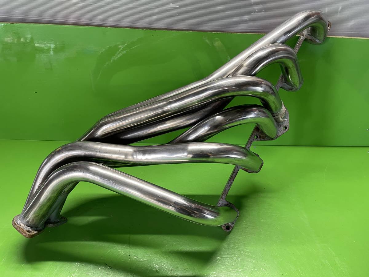 良品◇日産 L型 エンジン エキマニ マニホールド 6気筒 タコ足 