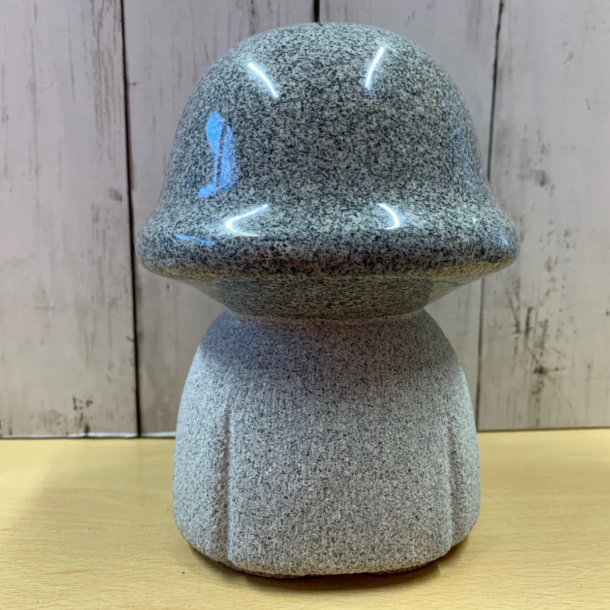 ○ 展示品 未使用 TAKAO 御影石 スタチュー カレーパンマン 石像 園庭