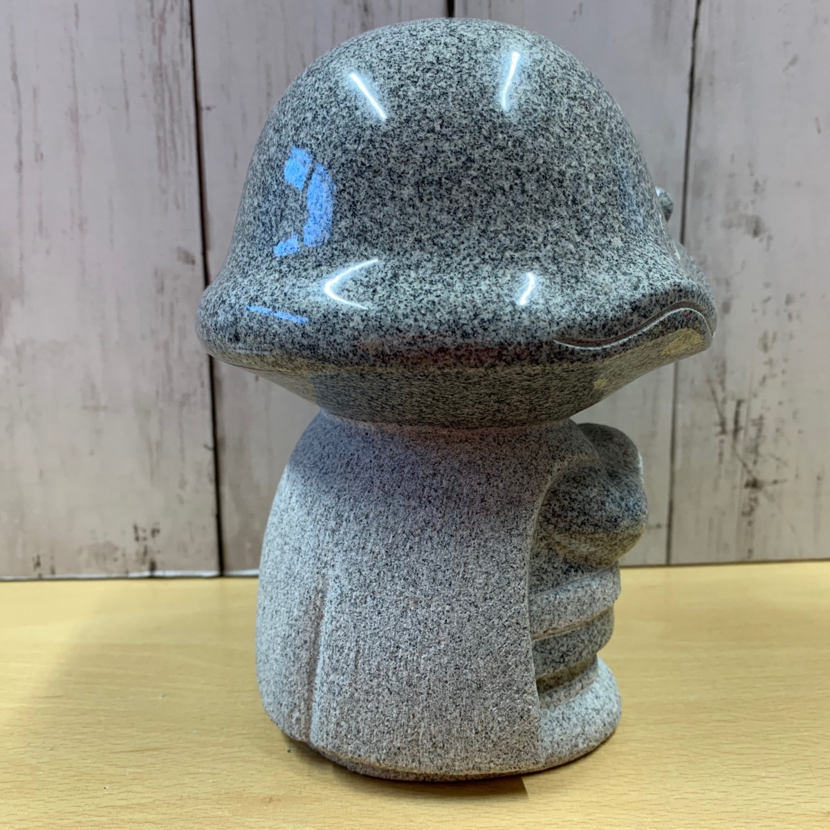 ○ 展示品 未使用 TAKAO 御影石 スタチュー カレーパンマン 石像 園庭