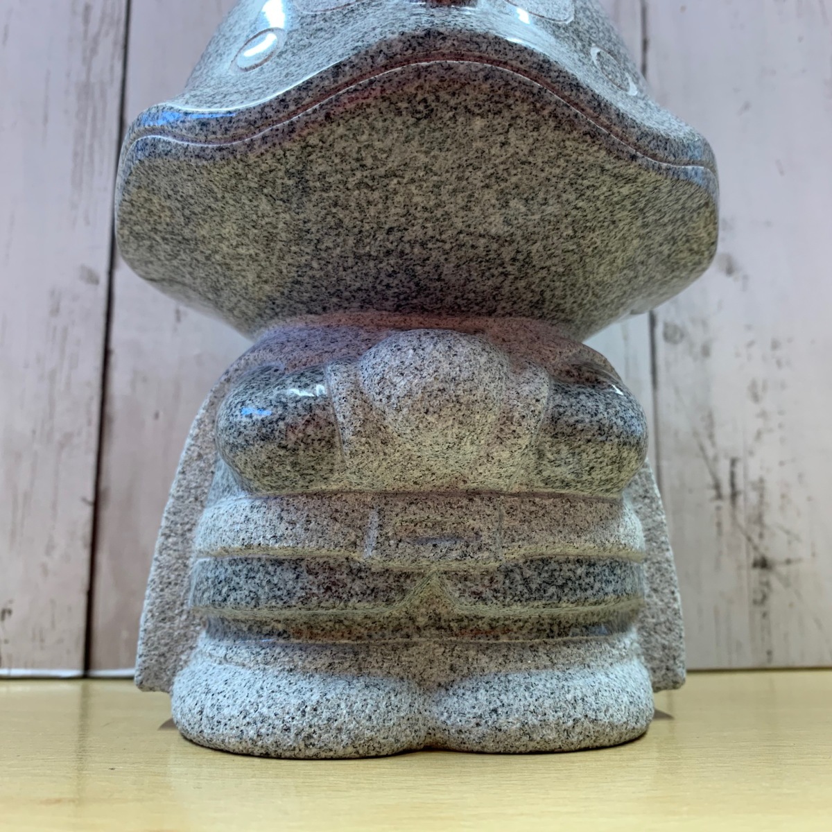 ○ 展示品 未使用 TAKAO 御影石 スタチュー カレーパンマン 石像 園庭