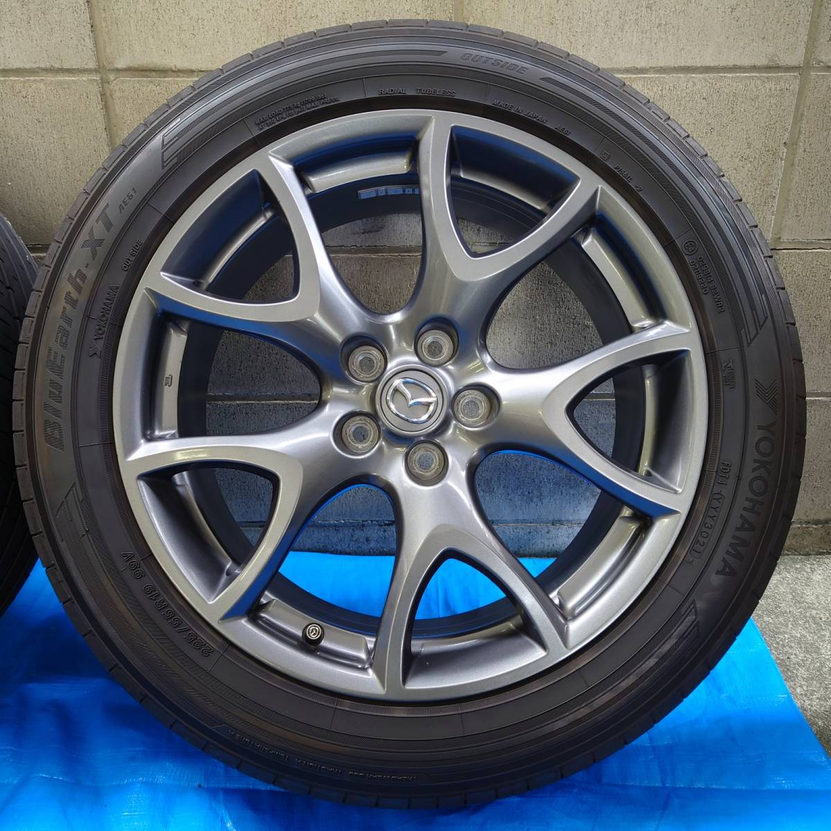 マツダ RX-8 タイプRS 純正 BBS ホイール ＋ YOKOHAMA BluEarth-XT 