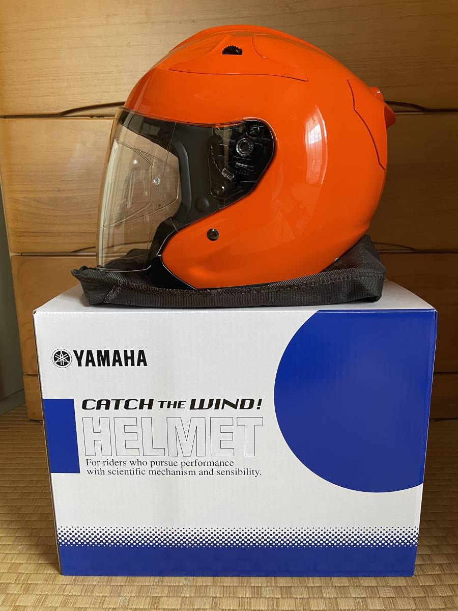 ヤマハ ジェットヘルメット YJ-17 ゼニス M:ダークオレンジ バイク