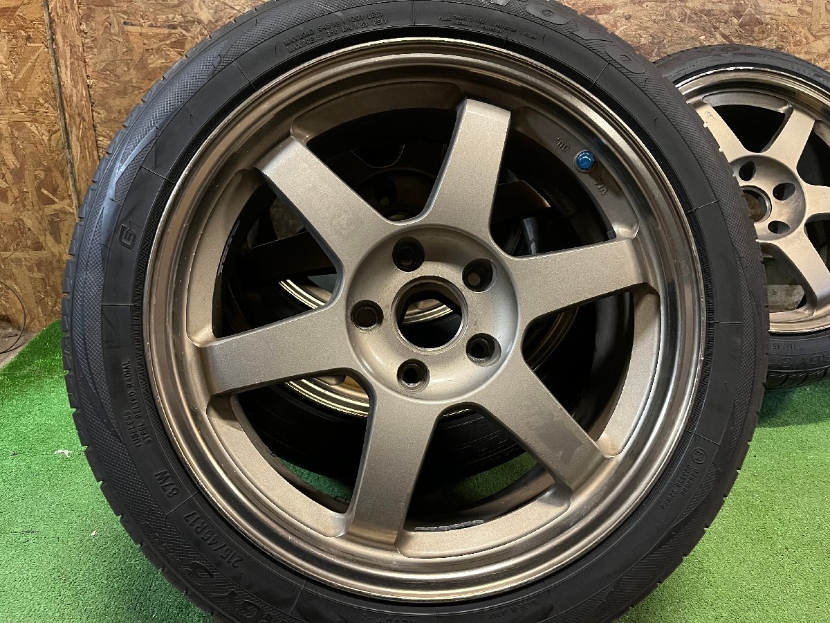 希少 軽量 RAYS VOLK RACING TE37 17インチ 7.5J / 8.5J ＋40 PCD114.3 