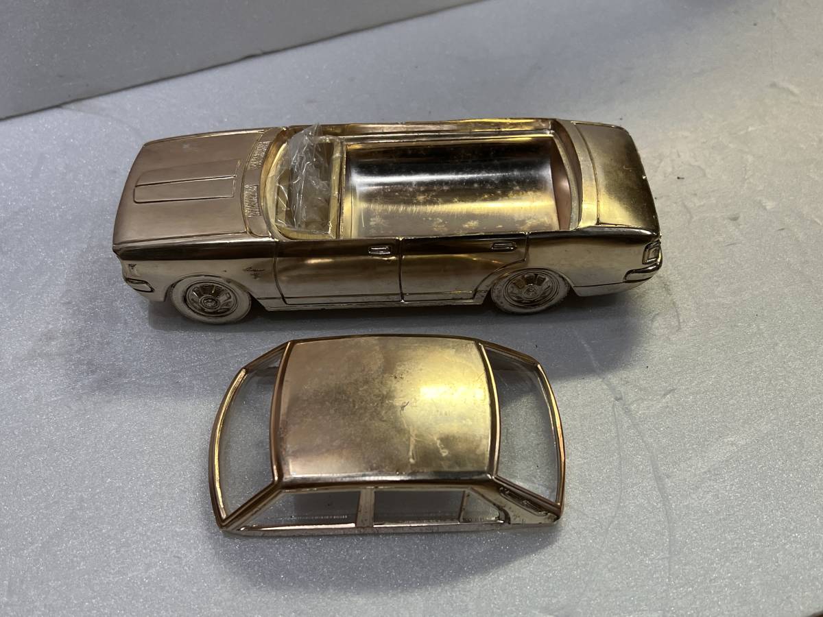当時物 トヨタ コロナ シガレットケース 金属 灰皿 TOYOTA CORONA 昭和 