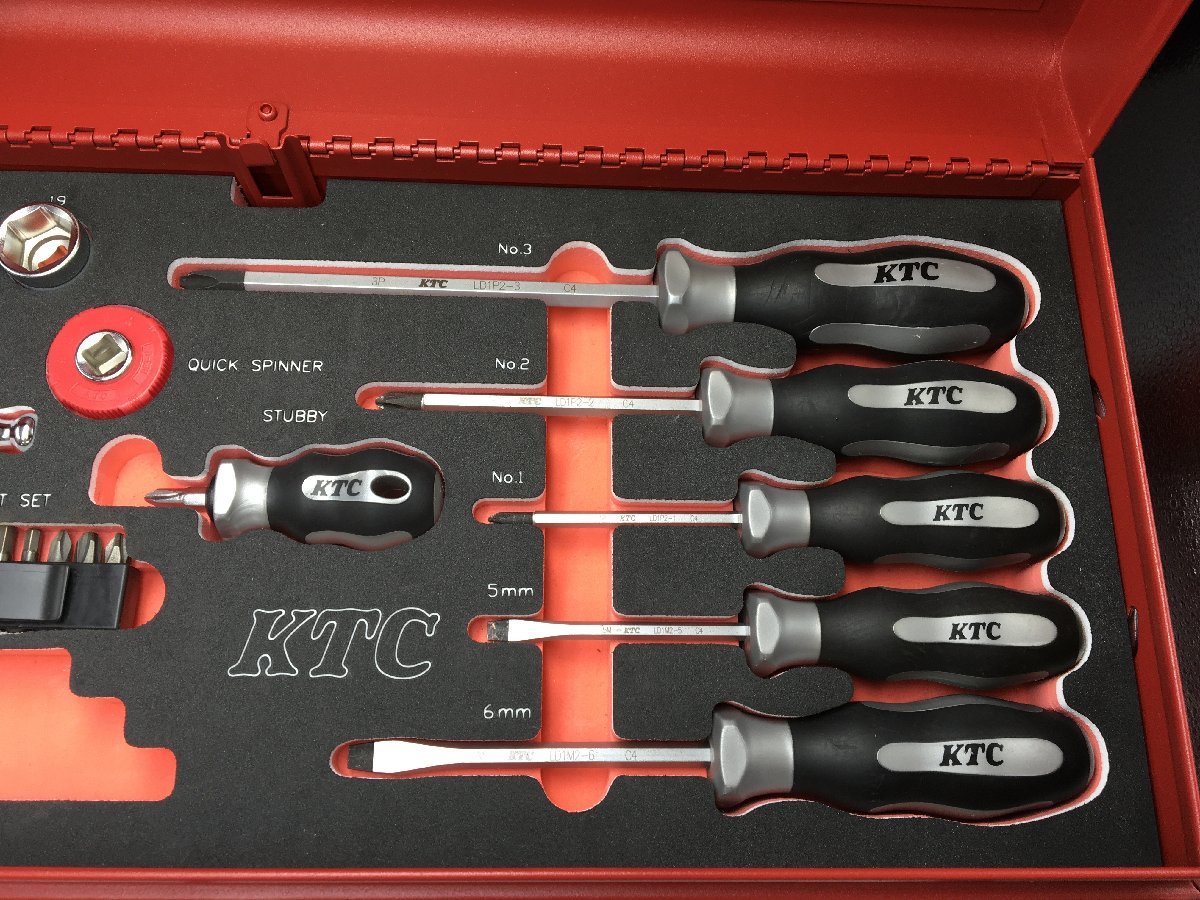 領収書発行可】KTC/京都機械工具 2段2引出しチェスト 工具セット 