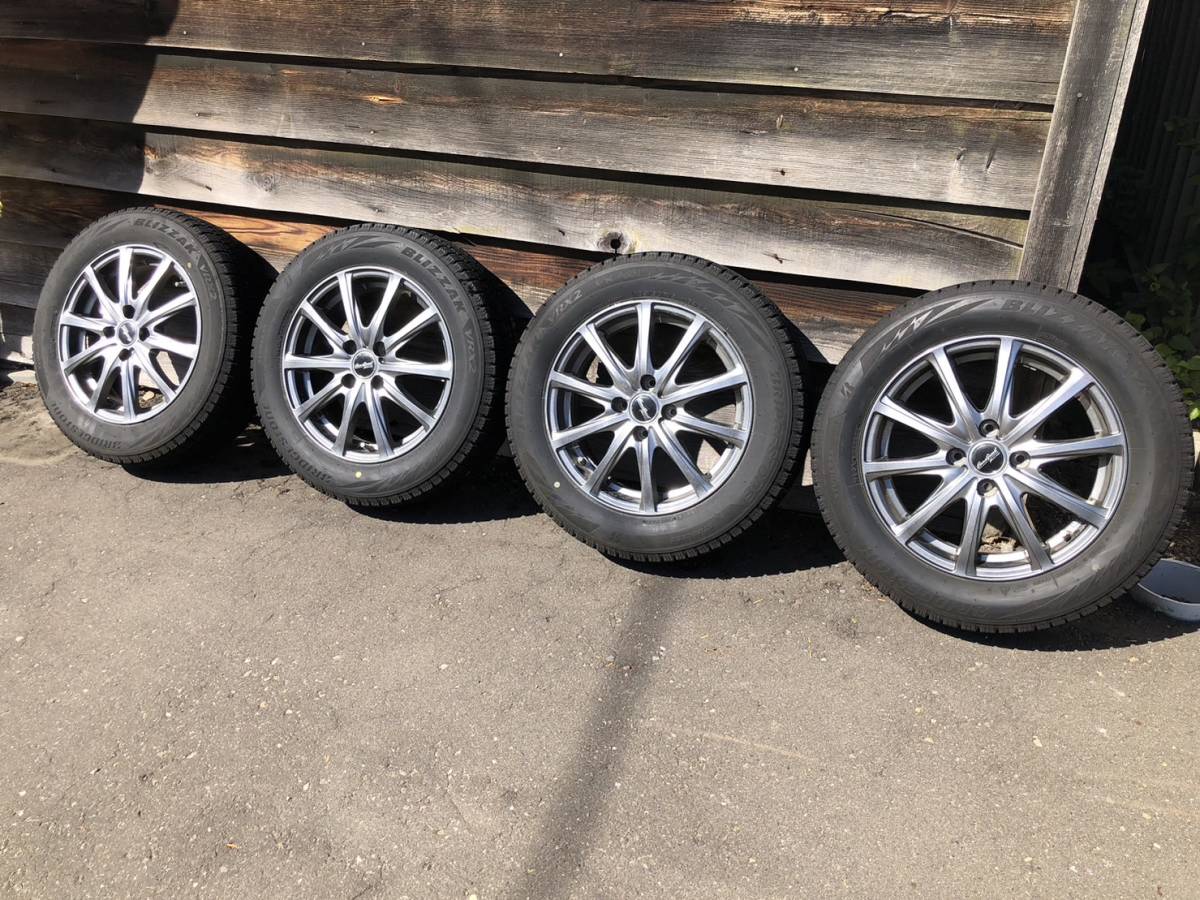 適合車種多数 185/60R15 2022年制スタッドレスタイヤ アルミホイル付4 