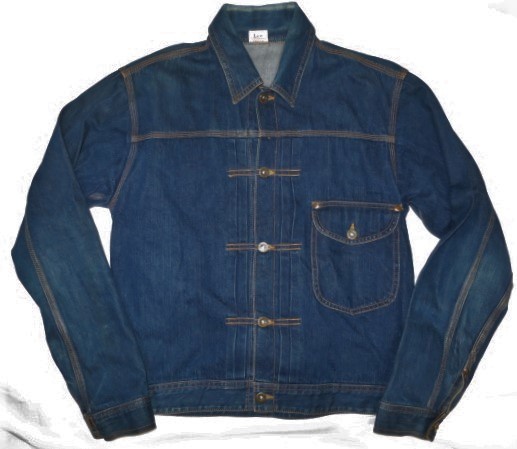 Lee COWBOY 1011 1937年 復刻 1st 白タグ デニム ジャケット 40 リー カウボーイ シンチバック ユニオンチケット セルビッジ