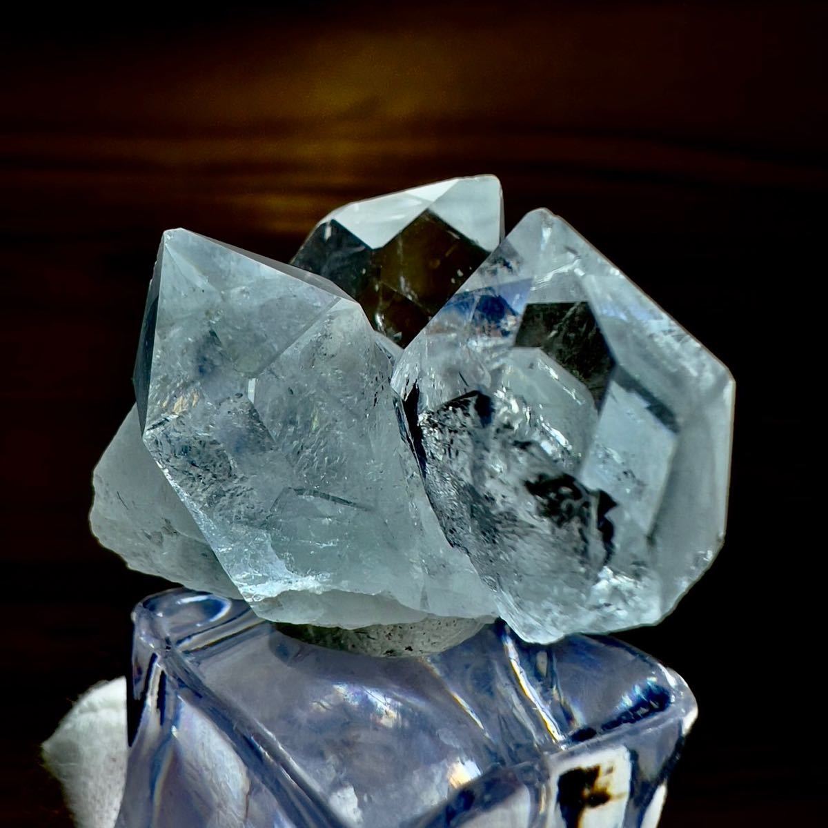 オールドストック】ディアマンティーナ産 水晶 クラスター ブラジル 虹