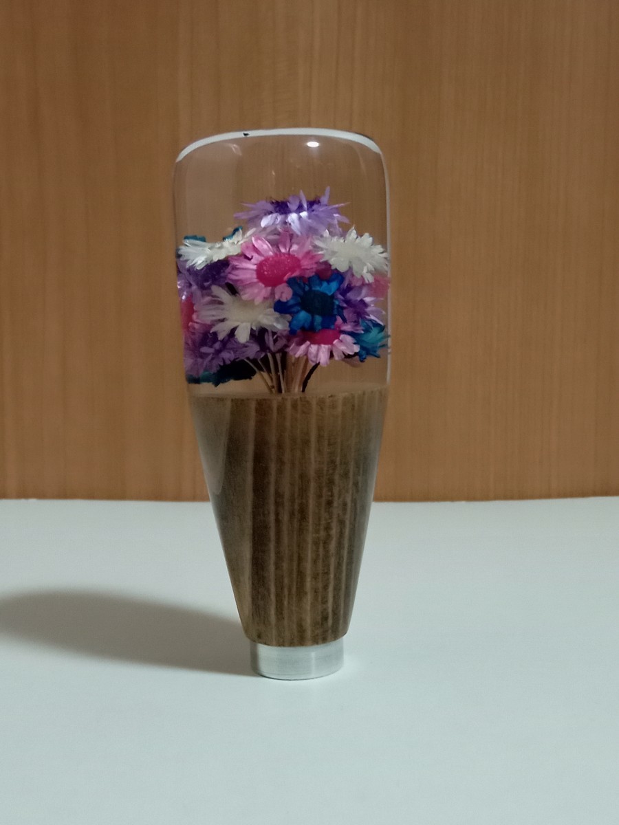 水中花 ウッド コンビ シフトノブ ハンドメイド デコトラ 旧車