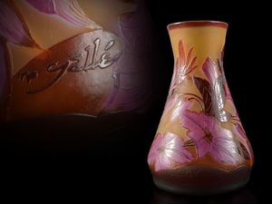 エミール ガレ 花瓶のYahoo!オークション(旧ヤフオク!)の相場・価格を