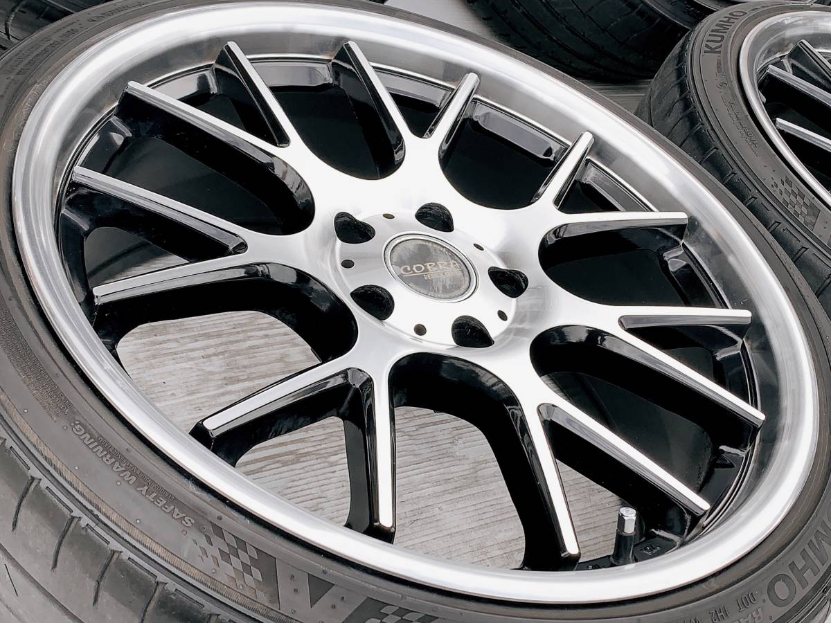 COBRA INTERCEPTOR-02 コブラ 19インチ 前後設定サイズ 8.5J+35 9.5J+ 