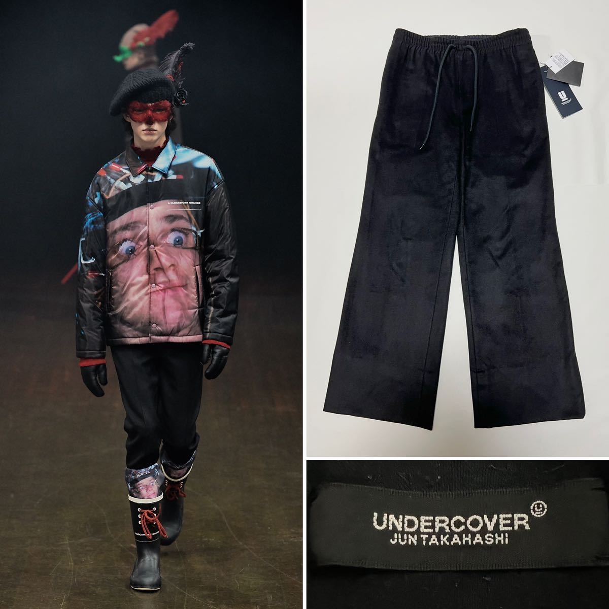 JONIO着 19AW UNDERCOVER CASHMERE WIDE PANTS アンダーカバー 