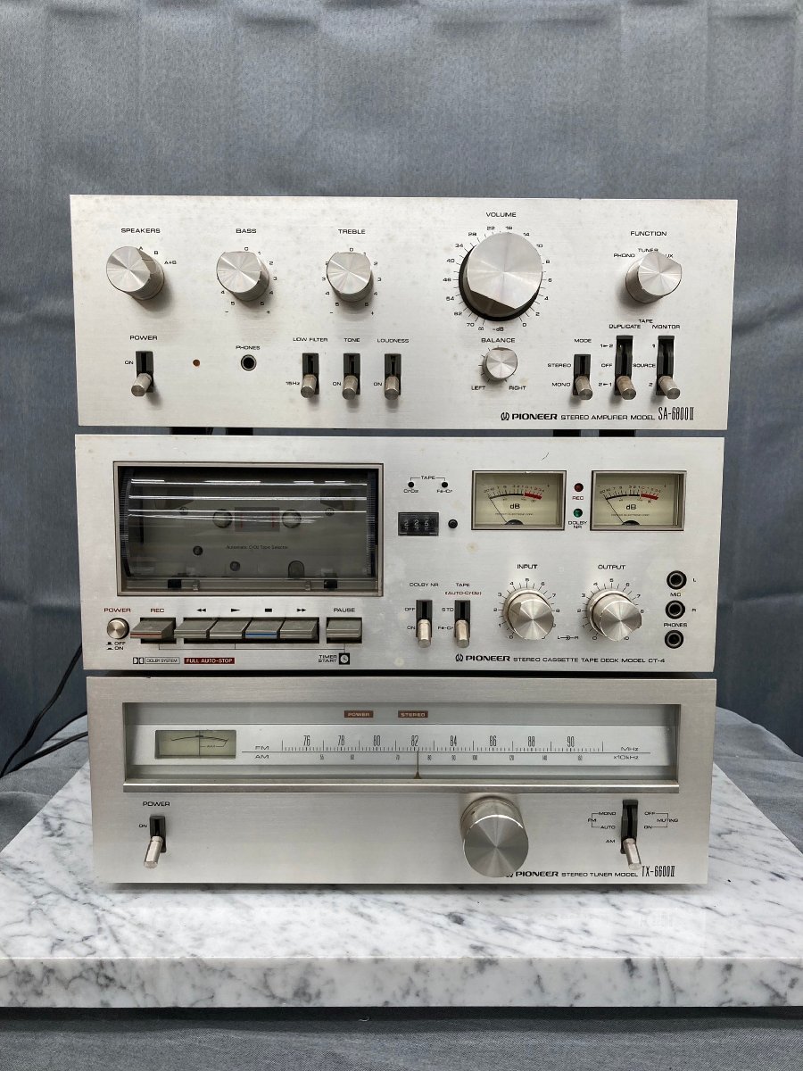 中古品パイオニアカセットステレオチューナーCT-4 TX-6600Ⅱ 中古品パイオニアカセットステレオチューナーCT-4 TX-6600Ⅱ