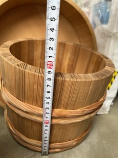 寿司容器 福助工業 直径約20cm 寿司桶 なおすけ●中古 寿司桶 1 578371 80枚(10×8) 本体 5H 金流 角桶 食器