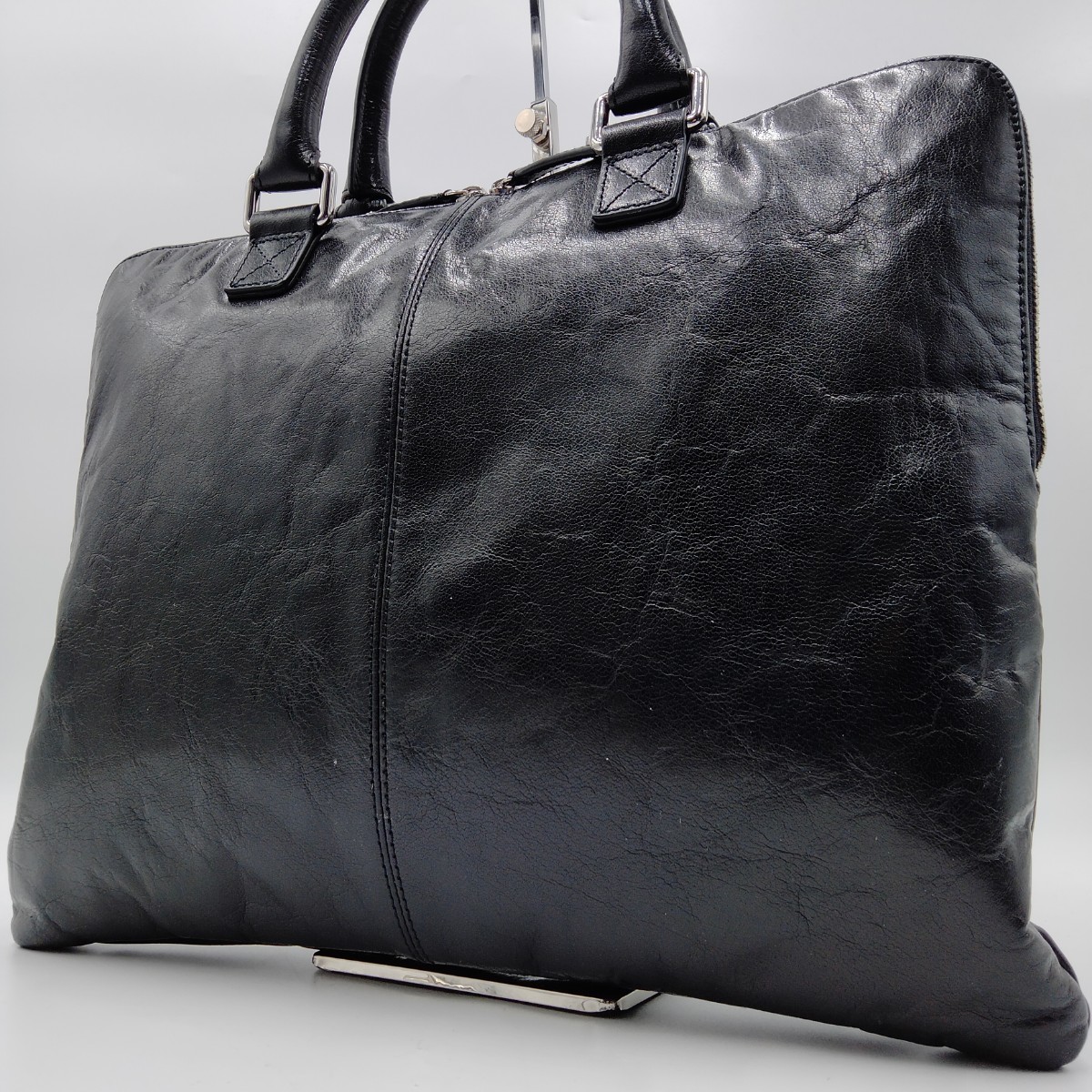 【美品】ドルチェ＆ガッバーナ　レザー　ブリーフケース　黒 DOLCE&GABBANA - ドルガバ／DOLCE＆GABBANA バッグ ブリーフケース