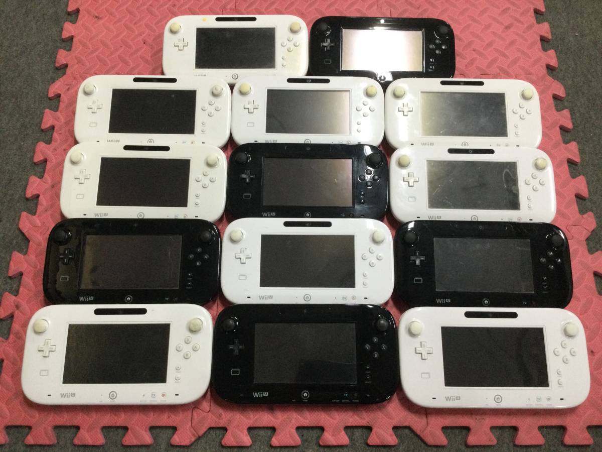 GN3340/100/0】ジャンク☆WiiUゲームパッド14台☆大量☆まとめ☆セット 
