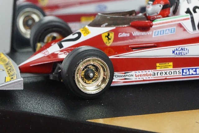 Quartzo カルツォ 1/43 Ferrari フェラーリ 312 T3 G.ヴィルヌーヴ