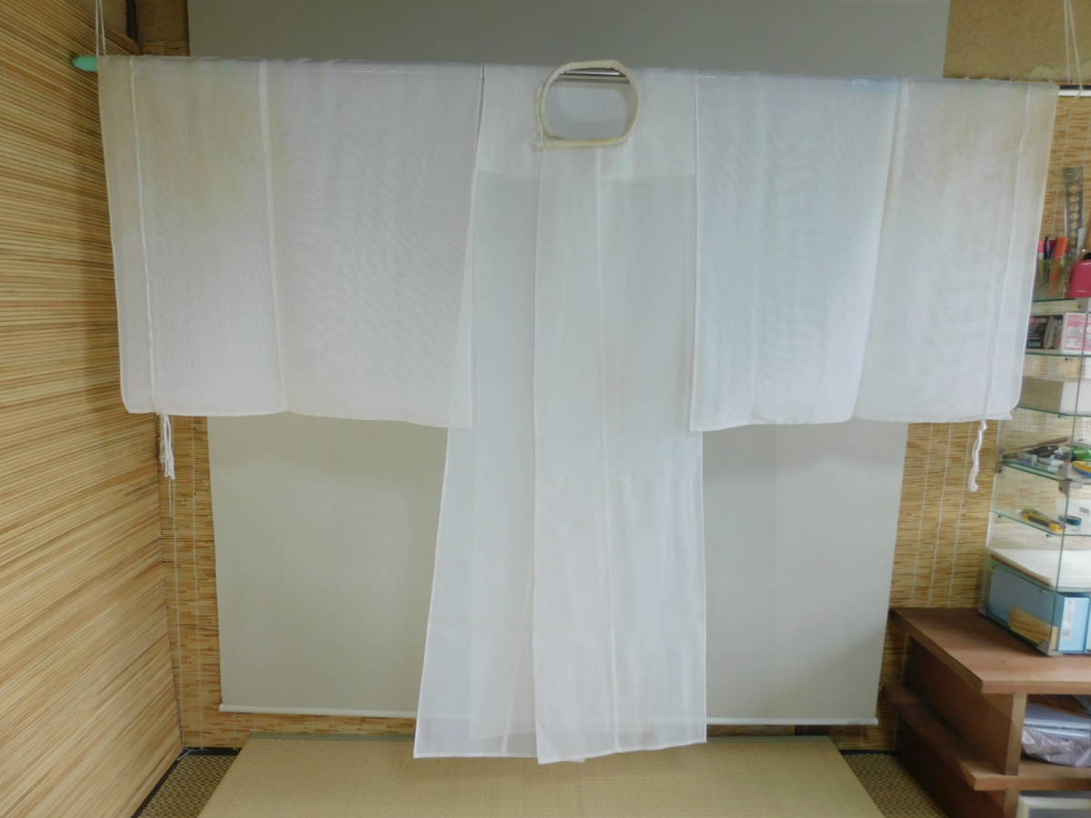 中古 夏用狩衣 白 装束狩衣浄衣袍神職衣裳神主宮司斎服(一般)｜売買 