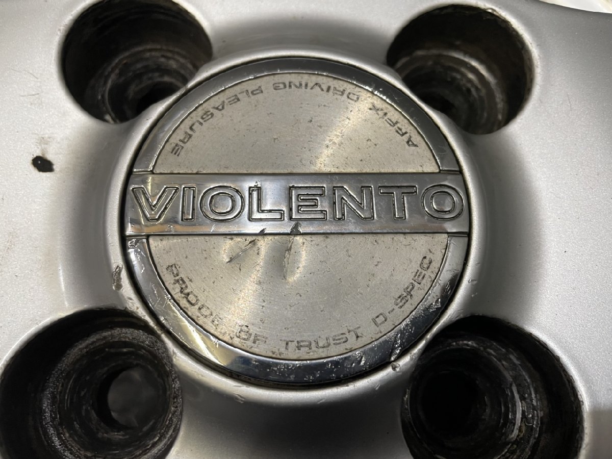 DUNLOP VIOLENTO ヴィオレント 社外ホイール 12インチ 4本 4J4HPCD100+ 