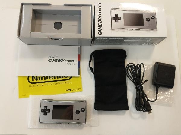 ゲームボーイミクロ シルバー ゲームボーイミクロ シルバー 本体 GBA