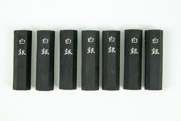 1132 墨 9個 大和雅墨 白銀 奈良墨 固形墨 書道用品 墨のコレクション 