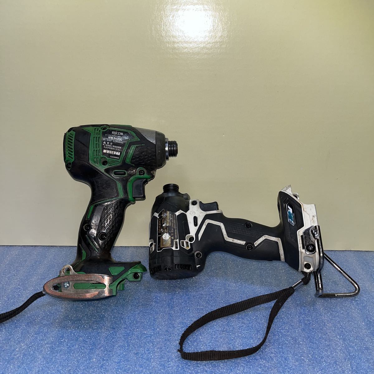 HiKOKI WH36DC と日立工機WH14DDL(インパクトドライバ) 本体のみ2台 