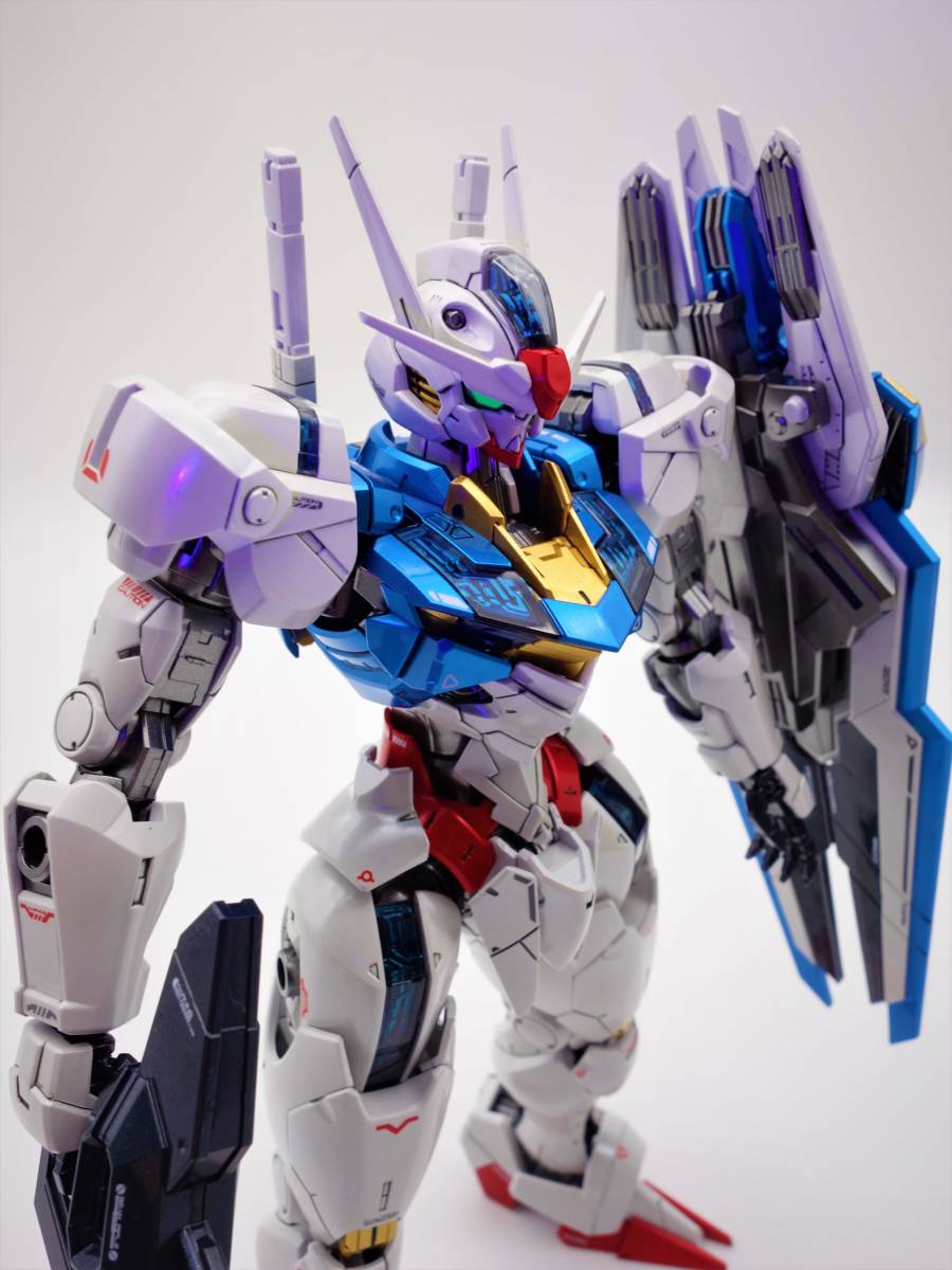 1/100 フルメカニクス ガンダムエアリアル 光沢塗装済 完成品 スコア6