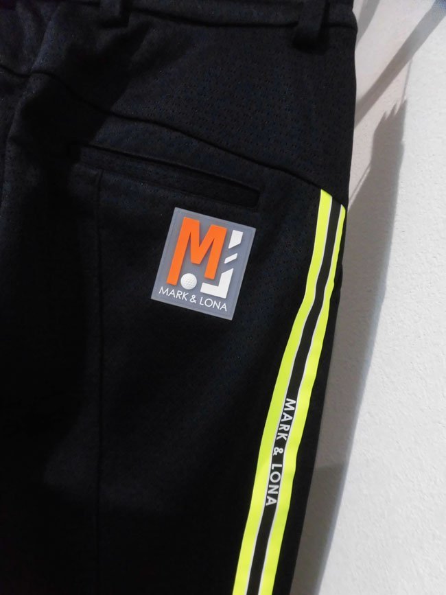 MARK&LONA ブラックボックス　マークアンドロナ ニットパンツ 美品 MARK&LONAマークアンドロナ/ネオンライン ニットパンツ44