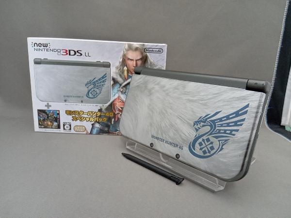 New 3DS LL 片寄る モンスターハンター4G スペシャルパック 欠品有