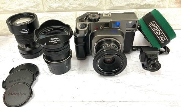 Mamiya 7 フィルムカメラ N1:4 f=80mm L+N 1:4.5 f=50mm L+N 1:4.5 f