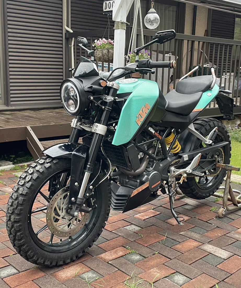 KTM DUKE 200 ☆スチームパンクスタイル☆カスタムバイク☆ 書類あり KTM DUKE 200 ☆スチームパンクスタイル☆カスタムバイク☆ 書類あり