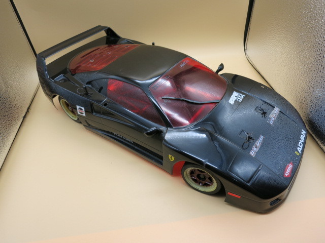 タミヤ 1/10スケール ラジコン フェラーリF40 電動RC モーター付き 