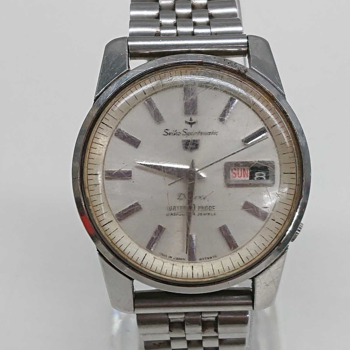 SEIKO Sportsmatic Deluxe 自動巻き腕時計 ジャンク品 Seiko Sportsmatic 【ジャンク品】自動巻き時計 【ベルトなし】 - メルカリ